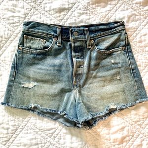 Levis High Rise Shorts